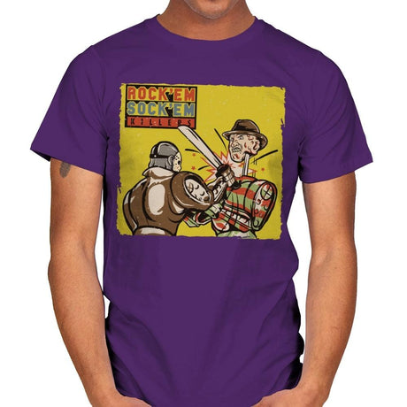 Rock'em Sock'em Killers - Mens T-Shirts RIPT Apparel Small / Purple