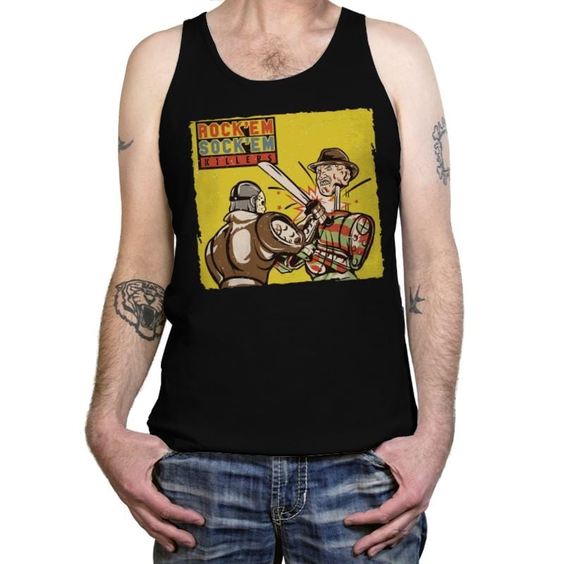 Rock'em Sock'em Killers - Tanktop Tanktop RIPT Apparel X-Small / Black