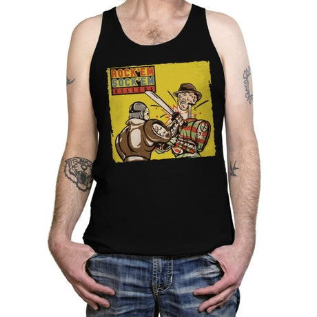Rock'em Sock'em Killers - Tanktop Tanktop RIPT Apparel X-Small / Black