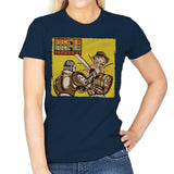 Rock'em Sock'em Killers - Womens T-Shirts RIPT Apparel Small / Navy