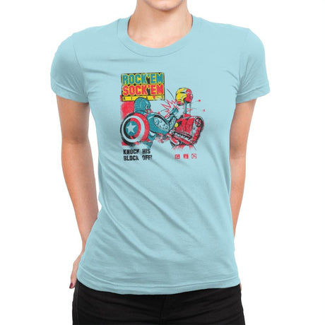 Rock 'em Sock 'em Rivals Exclusive - Womens Premium T-Shirts RIPT Apparel Small / Cancun