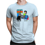 Rock 'em Sock 'em Super Friends Exclusive - Mens Premium T-Shirts RIPT Apparel Small / Light Blue