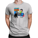 Rock 'em Sock 'em Super Friends Exclusive - Mens Premium T-Shirts RIPT Apparel Small / Light Grey