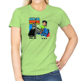 Rock 'em Sock 'em Super Friends Exclusive - Womens T-Shirts RIPT Apparel Small / Mint Green