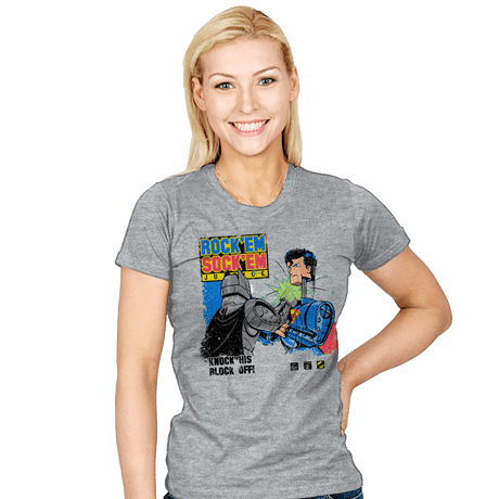 Rock'em Sock'em Super Friends - Womens T-Shirts RIPT Apparel