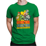 Rock'em Sock'em Synthezoids - Mens Premium T-Shirts RIPT Apparel Small / Kelly