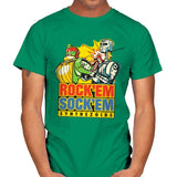 Rock'em Sock'em Synthezoids - Mens T-Shirts RIPT Apparel Small / Kelly