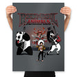 Rock & Roll Animals - Prints Posters RIPT Apparel 18x24 / Charcoal