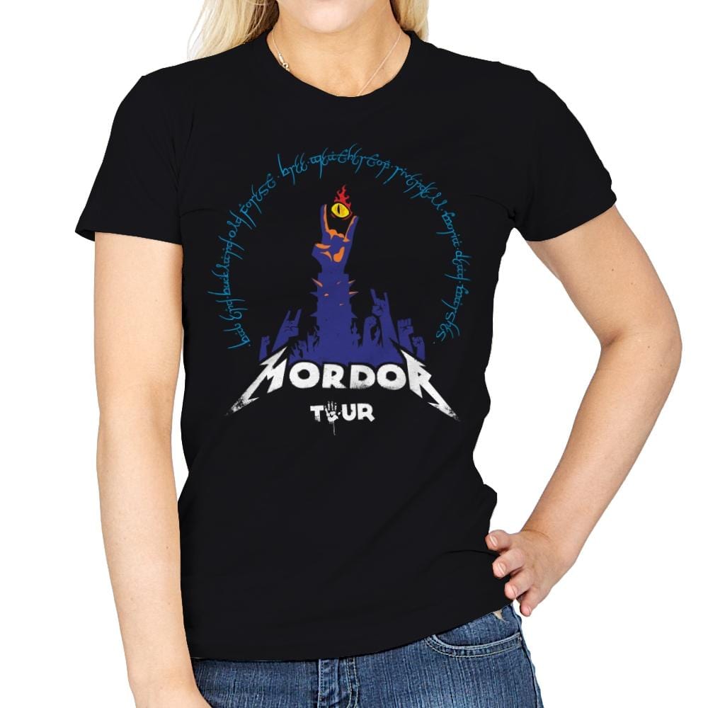 Rock to Mordor - Womens T-Shirts RIPT Apparel Small / Black
