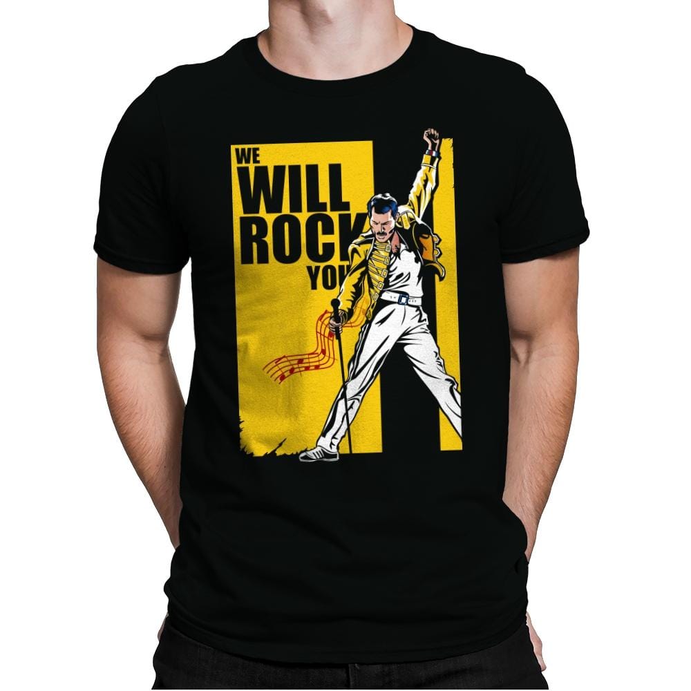 Rock You - Mens Premium T-Shirts RIPT Apparel Small / Black