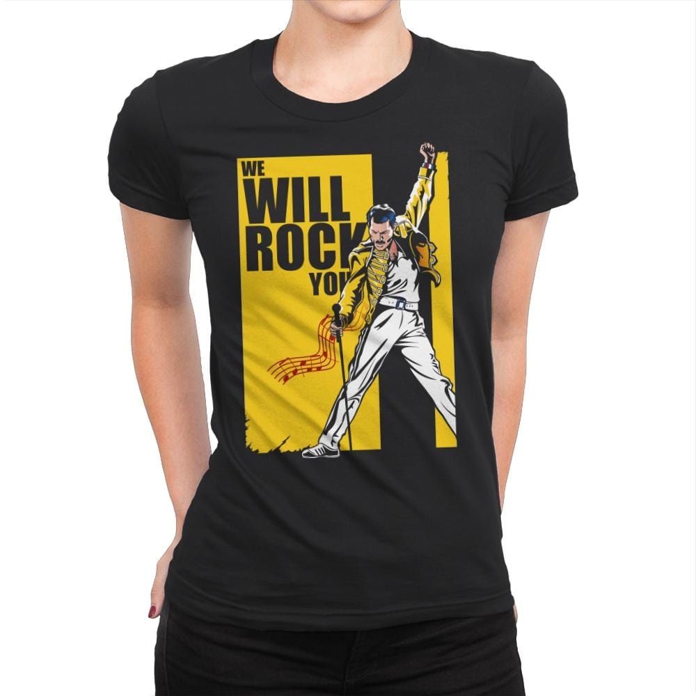 Rock You - Womens Premium T-Shirts RIPT Apparel Small / Black