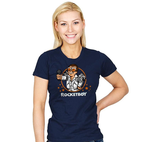 Rocket Boy - Womens T-Shirts RIPT Apparel
