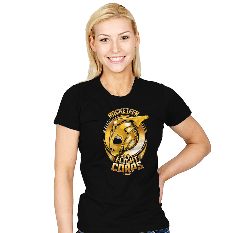 Rocketeer Flight Corps - Womens T-Shirts RIPT Apparel