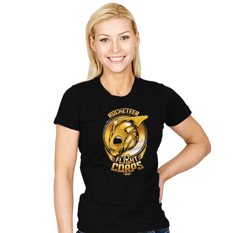 Rocketeer Flight Corps - Womens T-Shirts RIPT Apparel