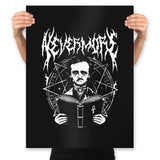 Rocking Nevermore - Prints Posters RIPT Apparel 18x24 / Black