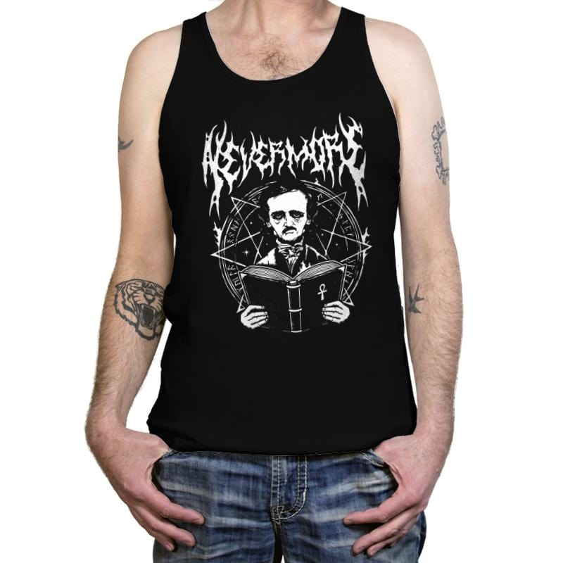 Rocking Nevermore - Tanktop Tanktop RIPT Apparel X-Small / Black