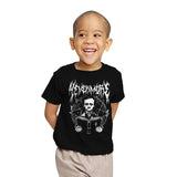 Rocking Nevermore - Youth T-Shirts RIPT Apparel X-small / Black