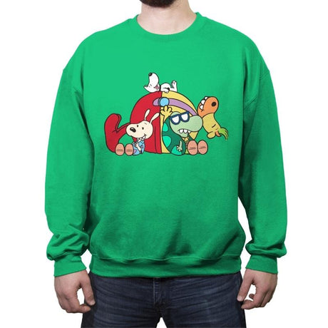 Rocknuts - Crew Neck Sweatshirt Crew Neck Sweatshirt RIPT Apparel Small / Irish Green