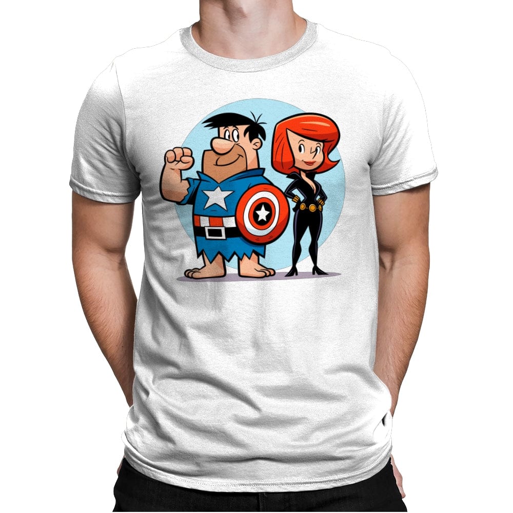 Rockvengers Assemble! - Mens Premium T-Shirts RIPT Apparel Small / White