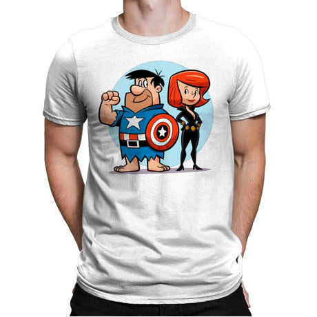 Rockvengers Assemble! - Mens Premium T-Shirts RIPT Apparel Small / White