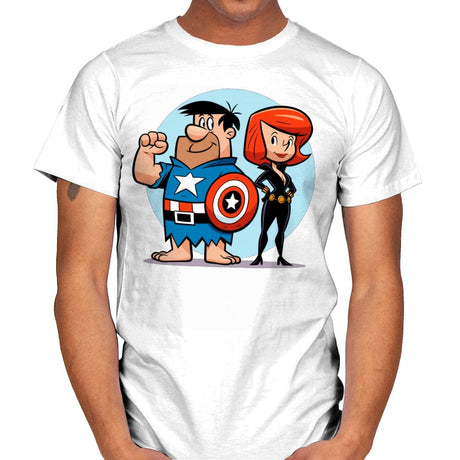 Rockvengers Assemble! - Mens T-Shirts RIPT Apparel Small / White