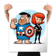 Rockvengers Assemble! - Prints Posters RIPT Apparel 18x24 / White