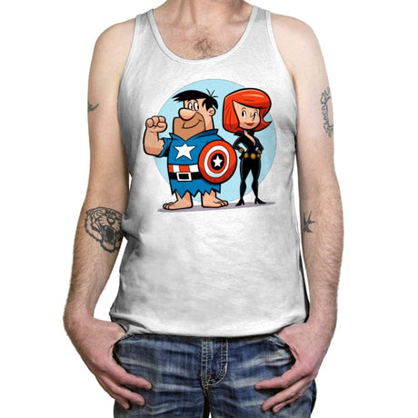 Rockvengers Assemble! - Tanktop Tanktop RIPT Apparel X-Small / White