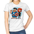 Rockvengers Assemble! - Womens T-Shirts RIPT Apparel Small / White