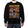 Rocky Fighter - Rocky vs Drago - Crew Neck Sweatshirt Crew Neck Sweatshirt RIPT Apparel Small / Black