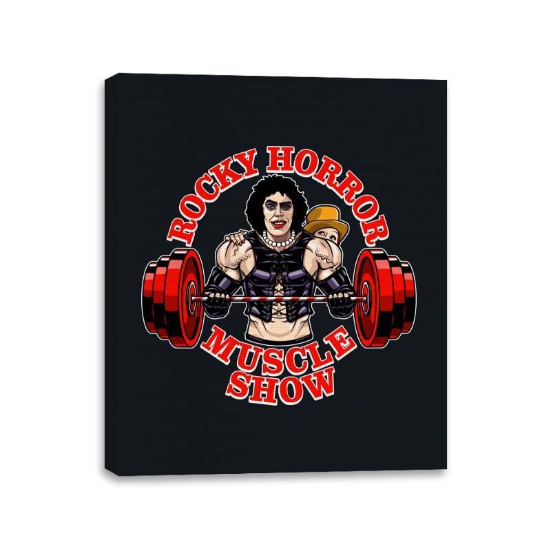 Rocky Horror Muscle Show - Canvas Wraps Canvas Wraps RIPT Apparel 11x14 / Black