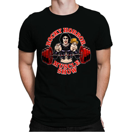 Rocky Horror Muscle Show - Mens Premium T-Shirts RIPT Apparel Small / Black