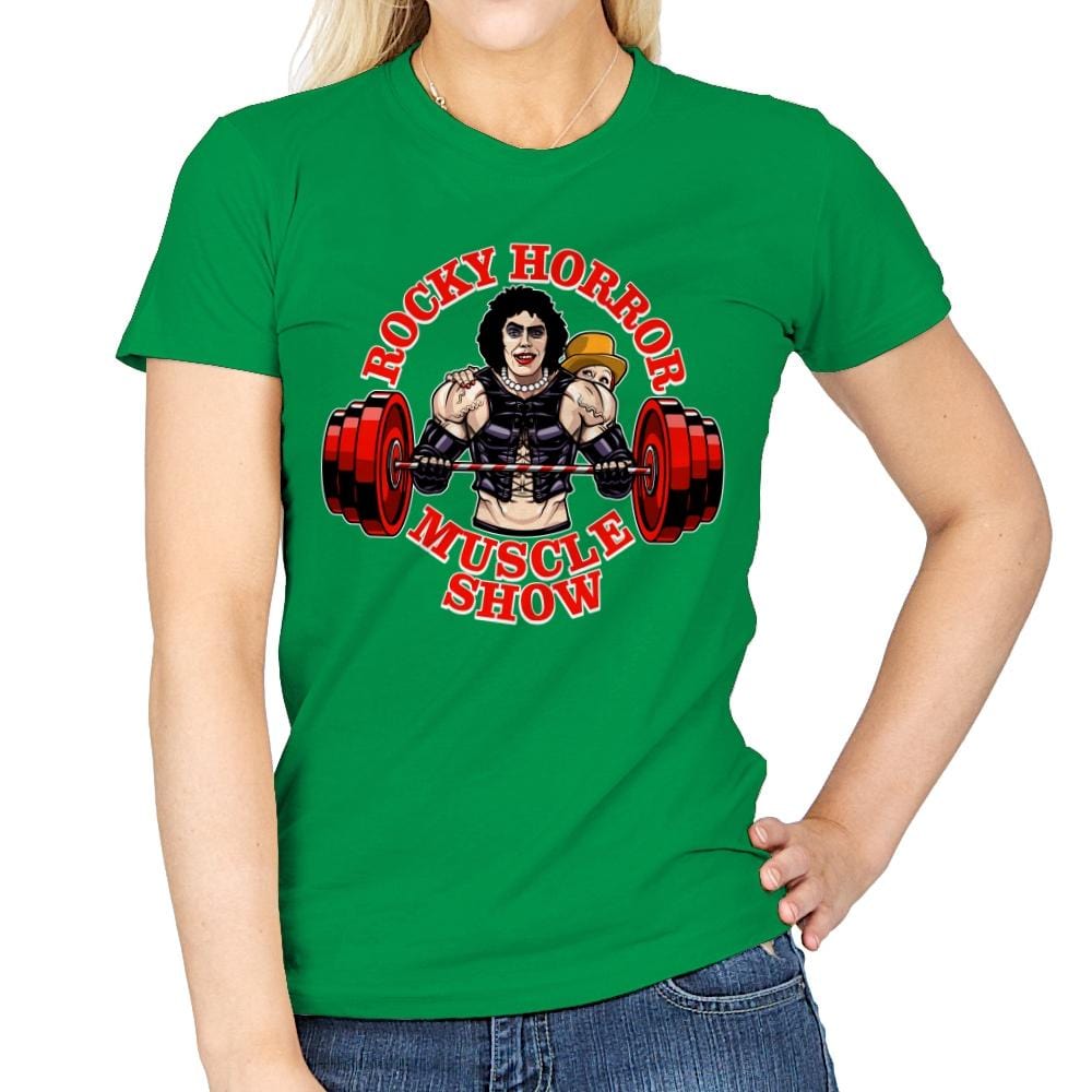 Rocky Horror Muscle Show - Womens T-Shirts RIPT Apparel Small / Irish Green