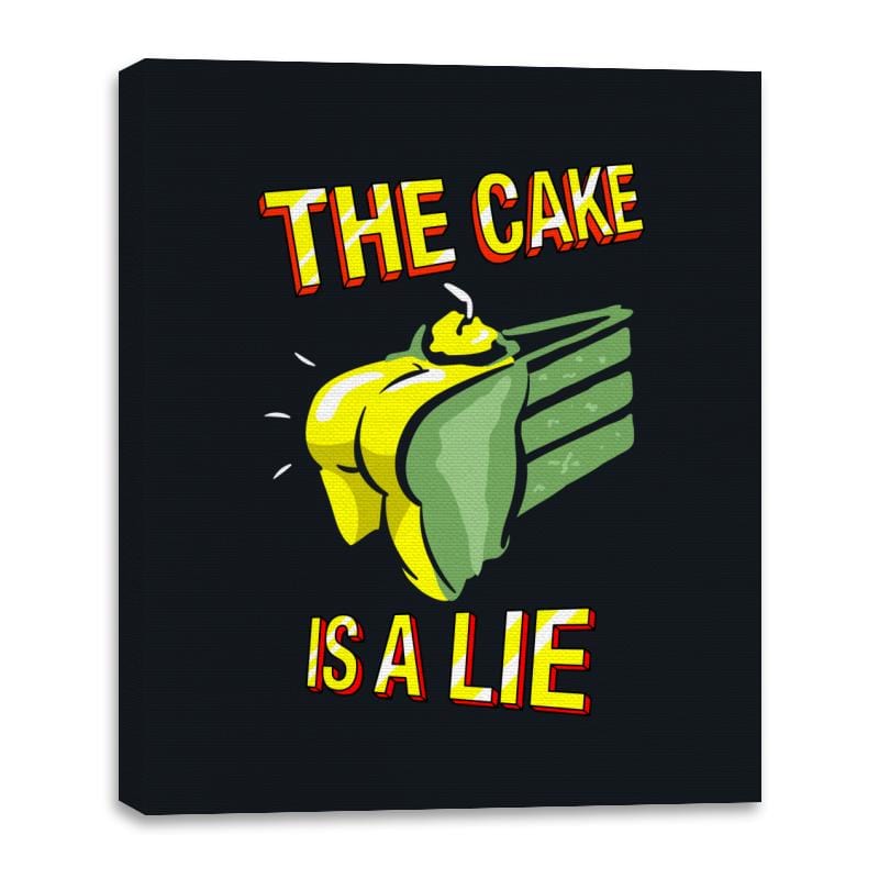 Rogue Cake - Canvas Wraps Canvas Wraps RIPT Apparel 16x20 / Black