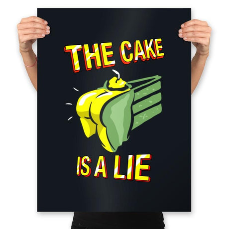 Rogue Cake - Prints Posters RIPT Apparel 18x24 / Black