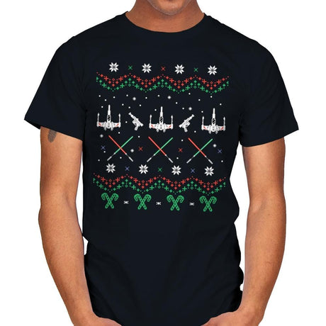 Rogue Christmas - Ugly Holiday - Mens T-Shirts RIPT Apparel Small / Black