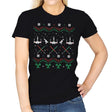Rogue Christmas - Ugly Holiday - Womens T-Shirts RIPT Apparel Small / Black