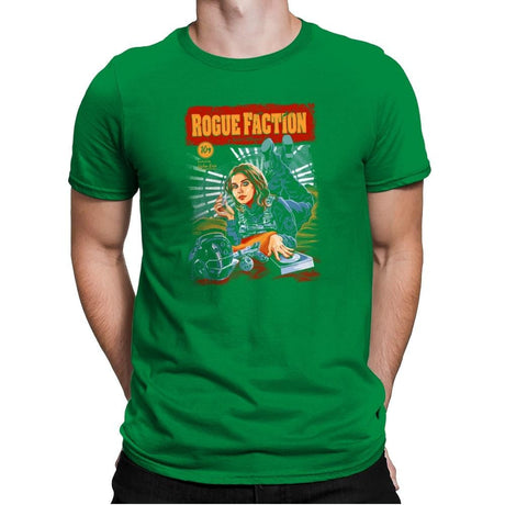 Rogue Faction Exclusive - Mens Premium T-Shirts RIPT Apparel Small / Kelly Green