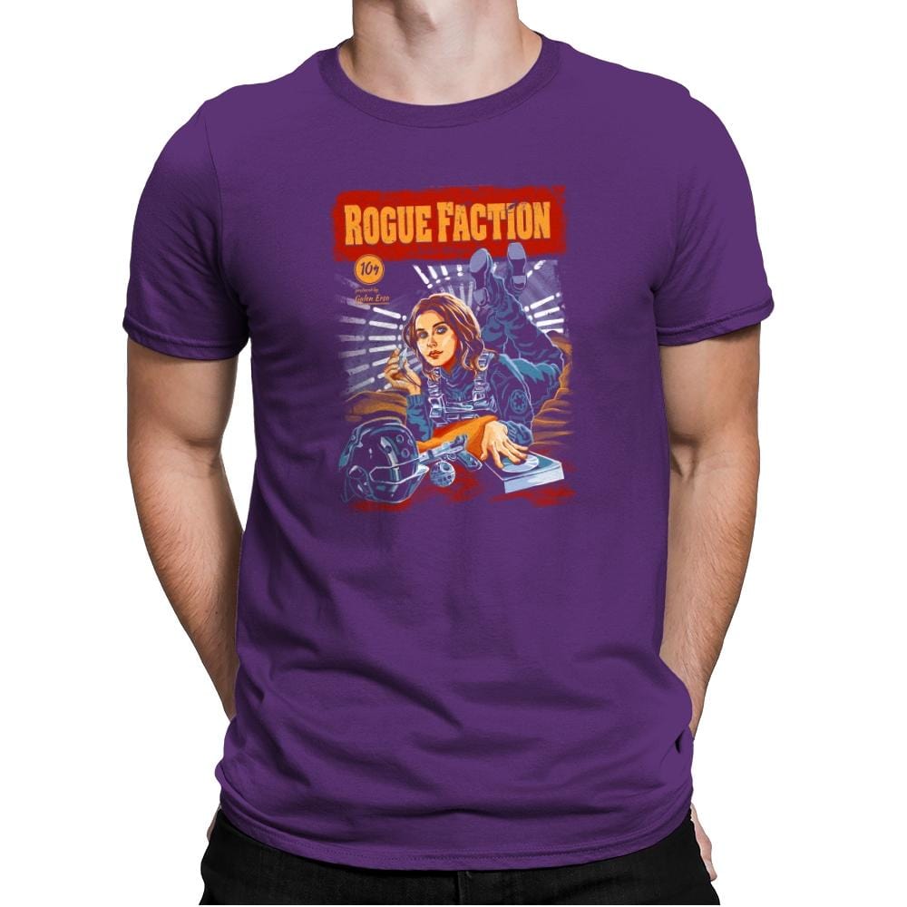 Rogue Faction Exclusive - Mens Premium T-Shirts RIPT Apparel Small / Purple Rush