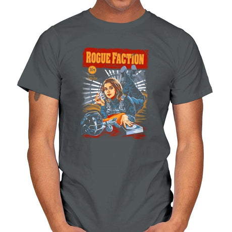 Rogue Faction Exclusive - Mens T-Shirts RIPT Apparel Small / Charcoal