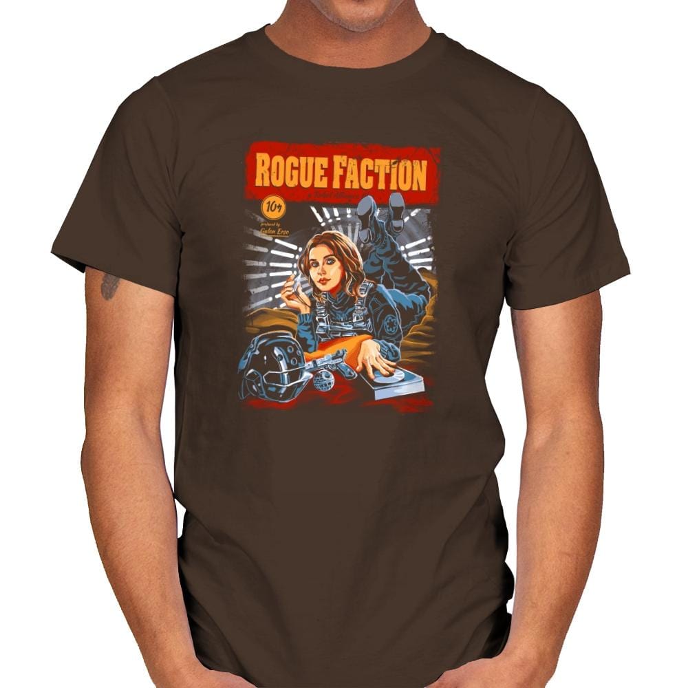 Rogue Faction Exclusive - Mens T-Shirts RIPT Apparel Small / Dark Chocolate