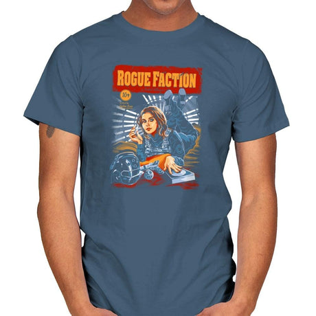 Rogue Faction Exclusive - Mens T-Shirts RIPT Apparel Small / Indigo Blue