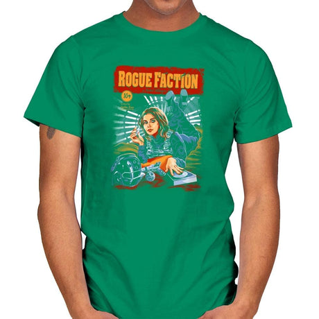 Rogue Faction Exclusive - Mens T-Shirts RIPT Apparel Small / Kelly Green