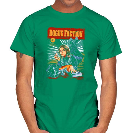 Rogue Faction Exclusive - Mens T-Shirts RIPT Apparel Small / Kelly Green