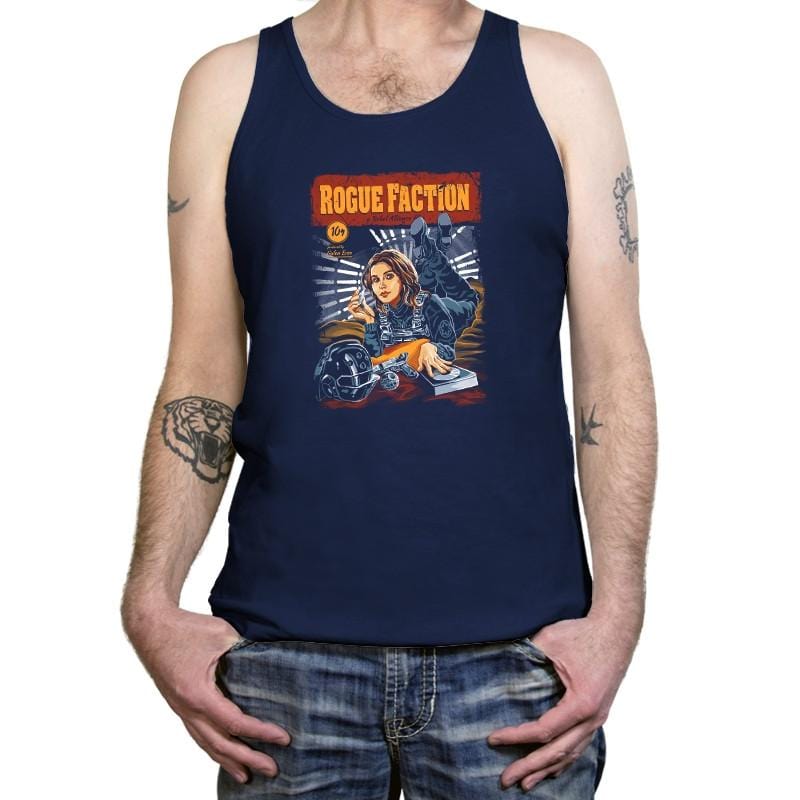 Rogue Faction Exclusive - Tanktop Tanktop RIPT Apparel X-Small / Navy