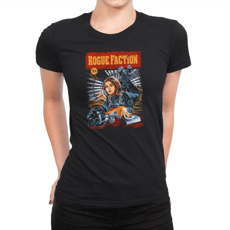Rogue Faction Exclusive - Womens Premium T-Shirts RIPT Apparel Small / Black