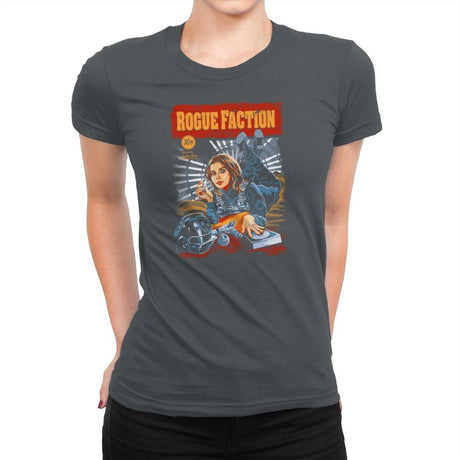 Rogue Faction Exclusive - Womens Premium T-Shirts RIPT Apparel Small / Heavy Metal