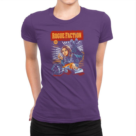 Rogue Faction Exclusive - Womens Premium T-Shirts RIPT Apparel Small / Purple Rush