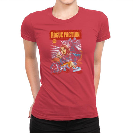 Rogue Faction Exclusive - Womens Premium T-Shirts RIPT Apparel Small / Red