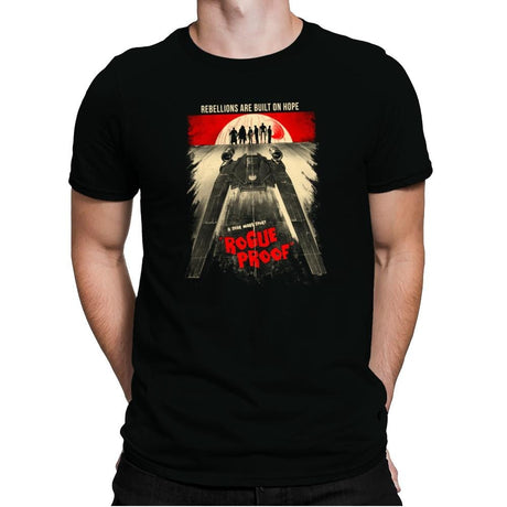 Rogue Proof Exclusive - Mens Premium T-Shirts RIPT Apparel Small / Black