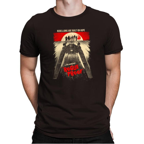 Rogue Proof Exclusive - Mens Premium T-Shirts RIPT Apparel Small / Dark Chocolate